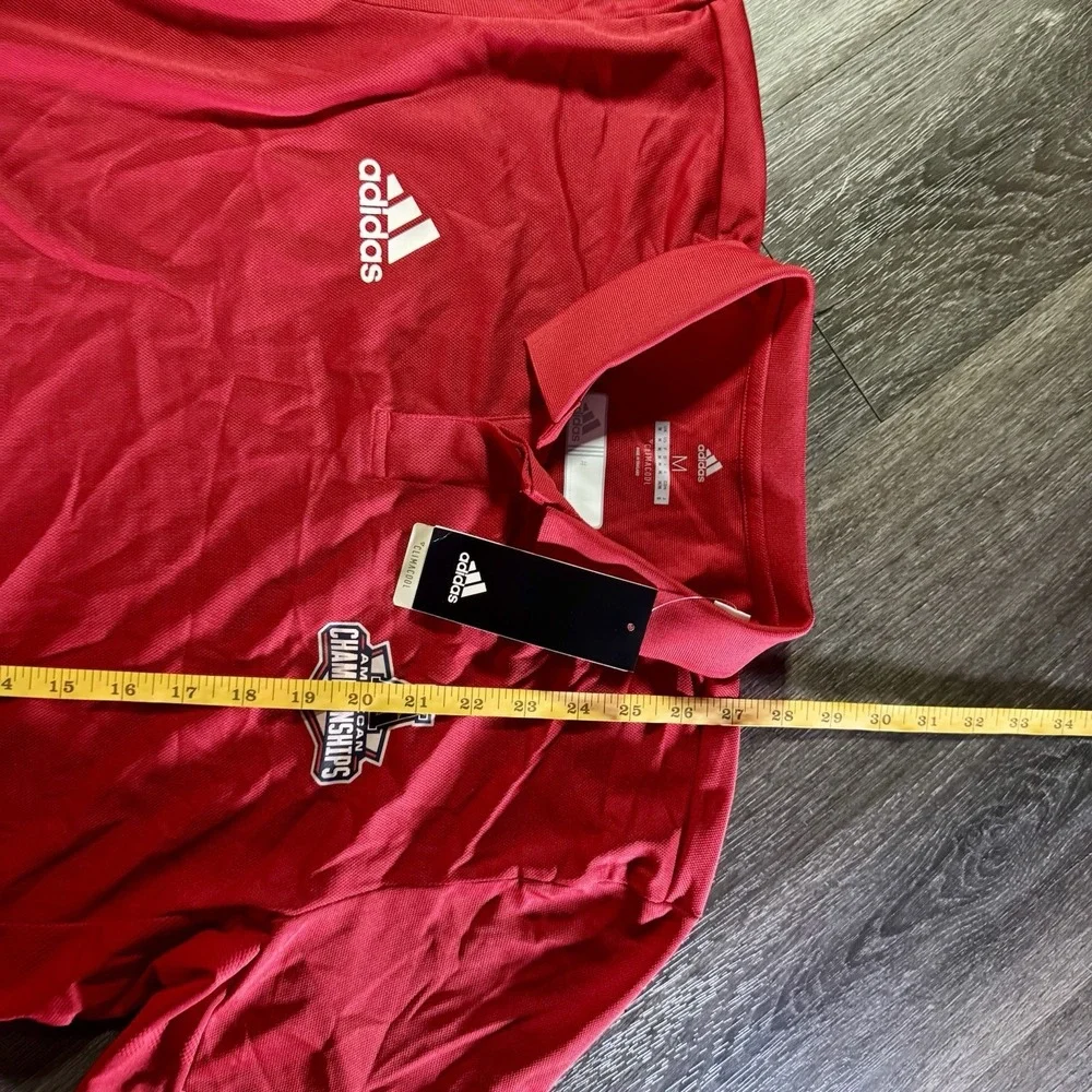 Adidas American Athletic Conference Champs Polo Medium NWOT